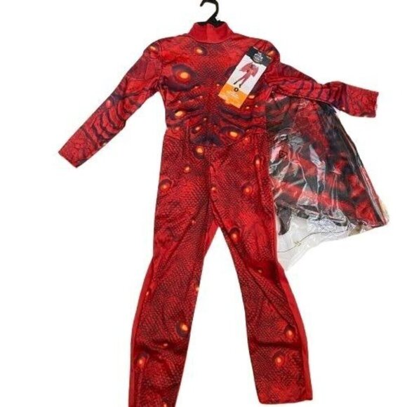 Target Kids' Light Up Red Dragon Halloween Costume Jumpsuit Mask Wings Size Sm - Picture 2 of 11
